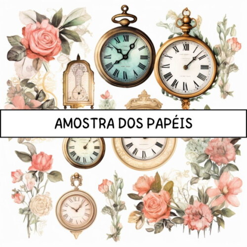 Papel Digital Vintage Scrapbook 63 - Nostalgic Ephemera