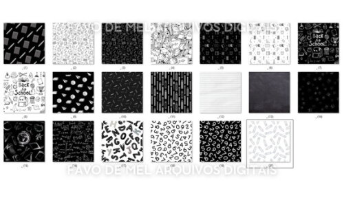Papel Digital Volta às Aulas #5 Jpg (pague 1 Leve 5)