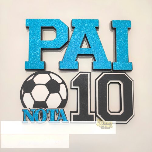 ARQUIVO DE CORTE TOPO DE BOLO DIA DOS PAIS - STUDIO - PAI NOTA 10