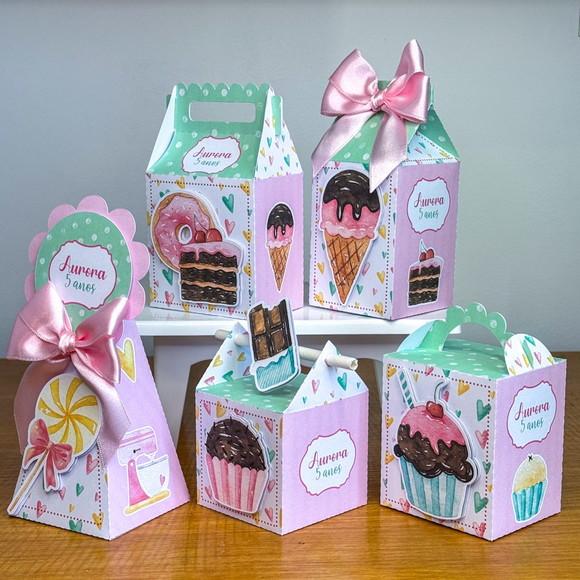 Lembrancinha Confeitaria 60 Peças