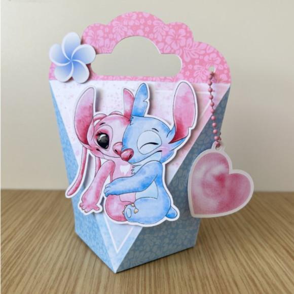 Lembrancinha Stitch e Angel 20 Peças