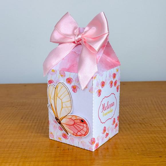 Personalizado Borboleta Rosa 30 Peças