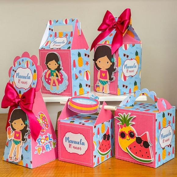Personalizado Pool Party Menina 50 Peças