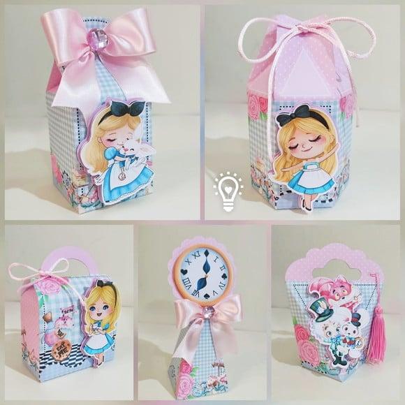 Personalizados Alice no Pais das Maravilhas 50 Peças
