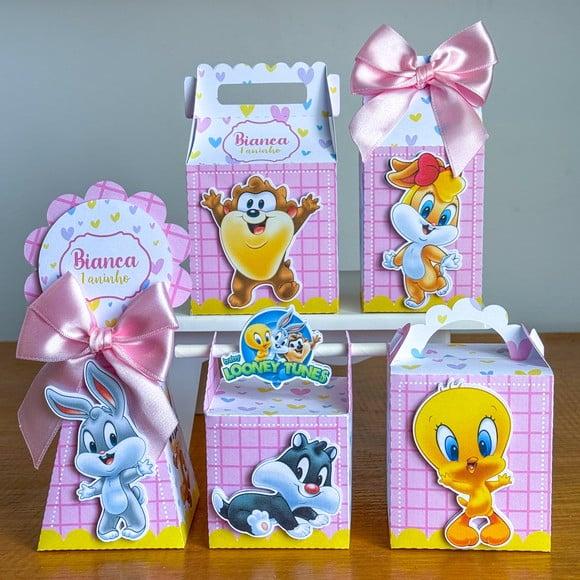 Personalizados Baby Looney Tunes Menina 60 Peças