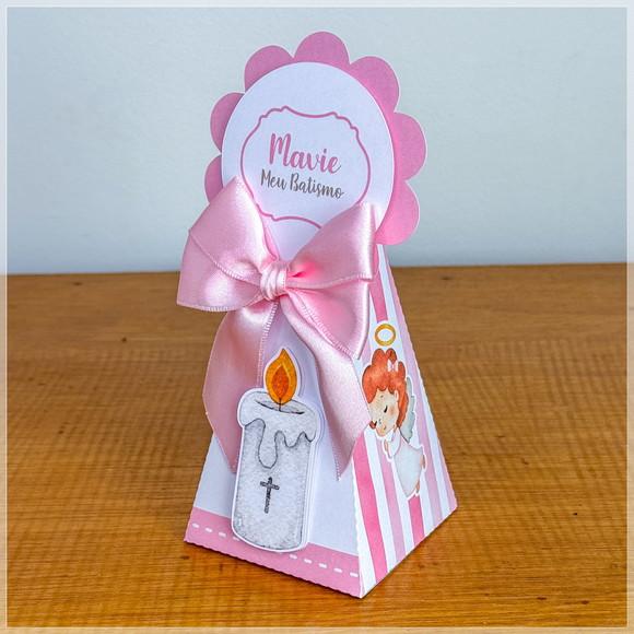 Personalizados Batizado Rosa 60 Peças