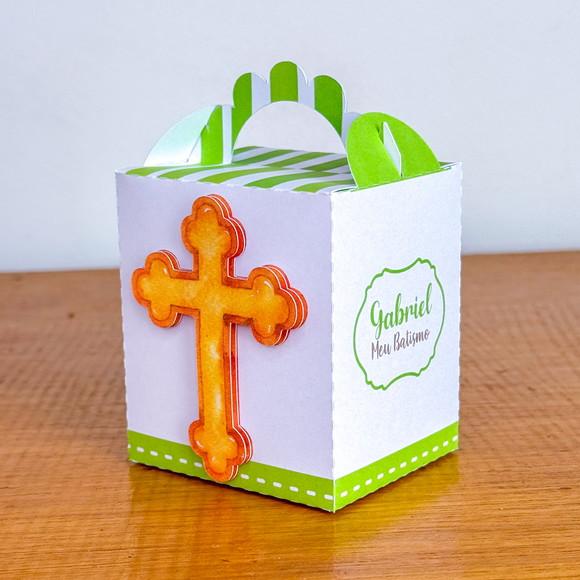 Personalizados Batizado Verde 60 Peças