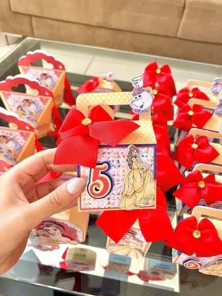 Personalizados Bela e a Fera 50 Peças