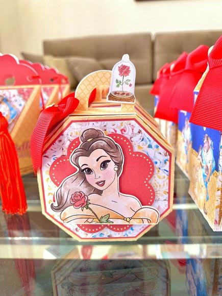 Personalizados Bela e a Fera 60 Peças