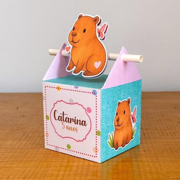 Personalizados Capivara Menina 50 Peças