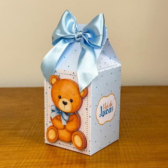 Personalizados Chá de Bebe Ursinho Azul 20 Peças