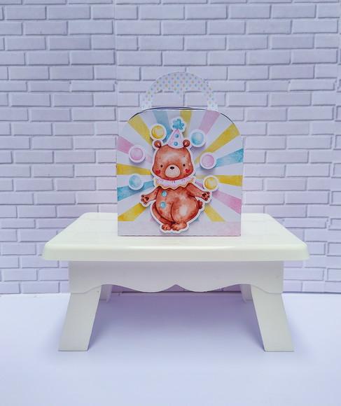 Kit Festa Circo Rosa Aquarelado Personalizado