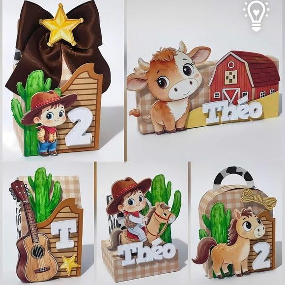 Personalizados Cowboy Boiadeiro 20 Peças