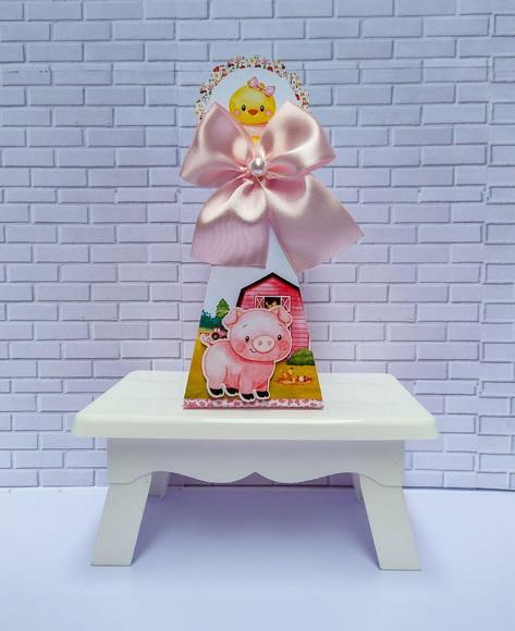 Personalizados Fazendinha Rosa 50 Peças
