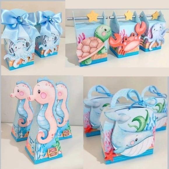 Personalizados Fundo do Mar Menino 30 Peças