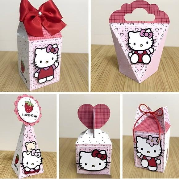 Personalizados Hello Kitty Vermelha -60 Peças