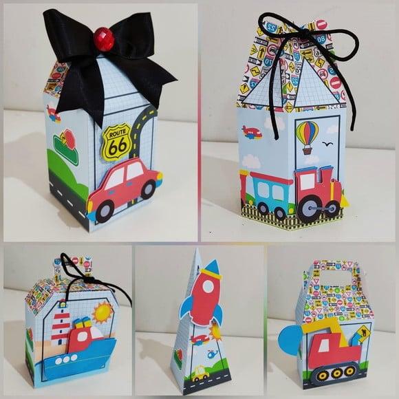 Personalizados Meios de Transporte 50 Peças