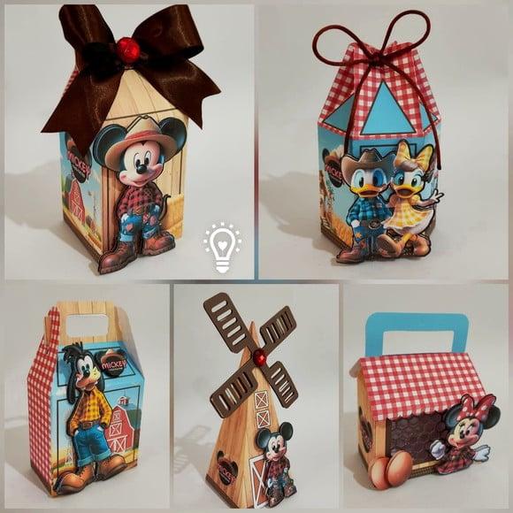 Personalizados Mickey Fazendeiro 50 Peças