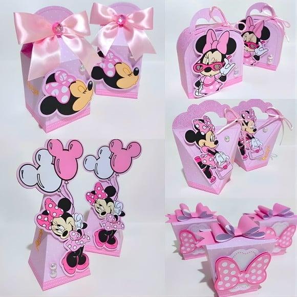 Personalizados Minnie Rosa 30 Peça