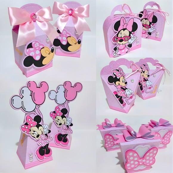 Personalizados Minnie Rosa 15 Peça