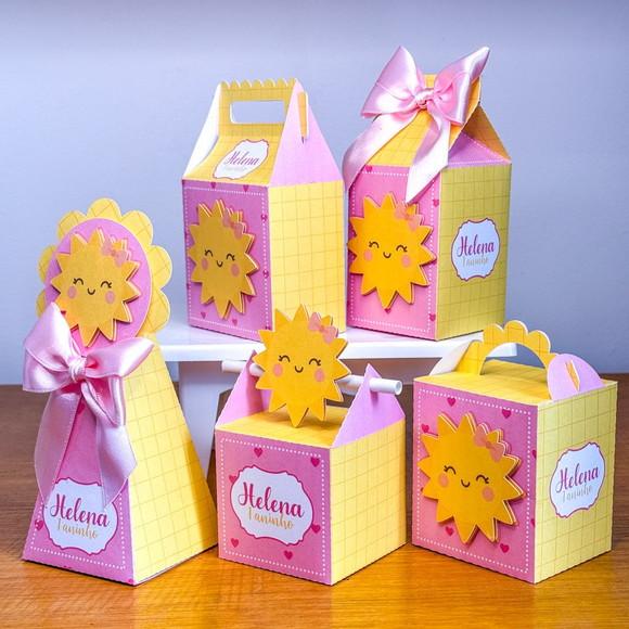 Personalizados Raio de Sol Menina 30 Peças