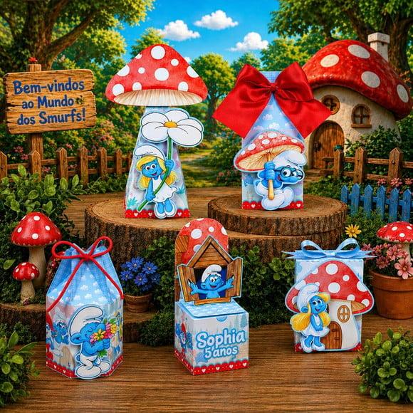 Personalizados Smurfs 20 Peças