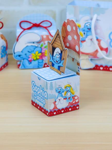 Personalizados Smurfs 60 Peças