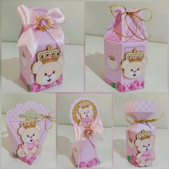 Personalizados Ursinha Princesa 40 Peças