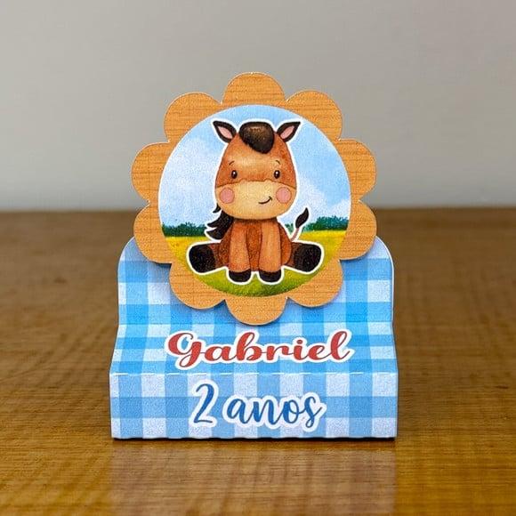 Porta Bis Duplo Fazendinha Menino