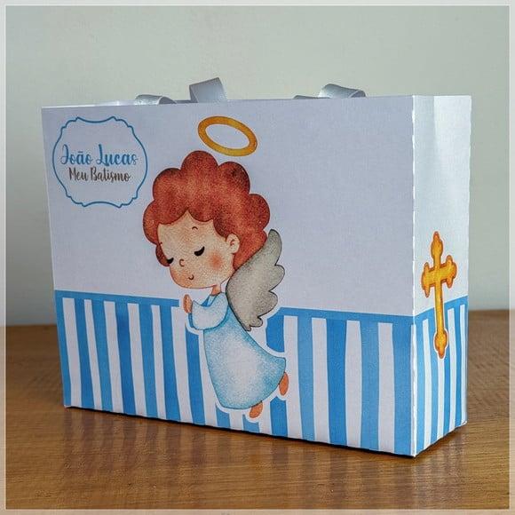 Sacola Personalizada Batizado Menino