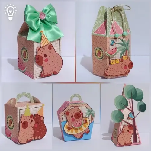 Lembrancinha Capivara 60 Peças