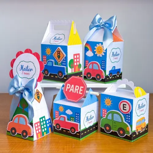 Lembrancinha Carrinhos 60 Peças