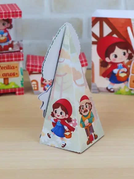 Lembrancinha Chapeuzinho Vermelho 20 Peças