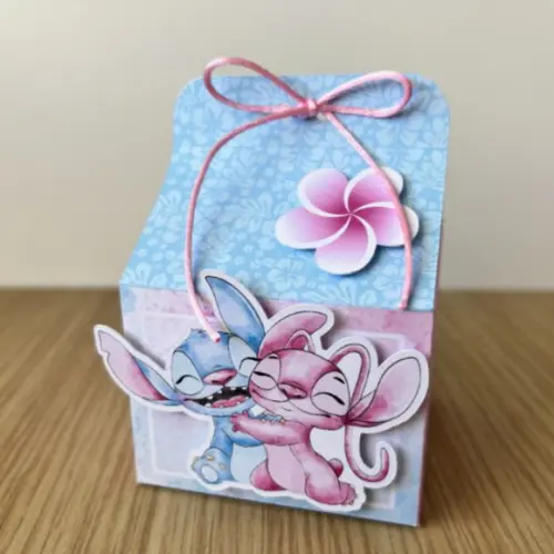 Lembrancinha Stitch e Angel 60 Peças