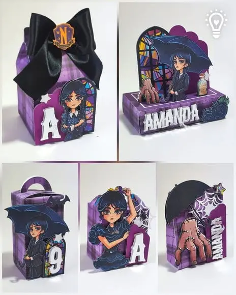 Lembrancinhas Wandinha 30 Peças