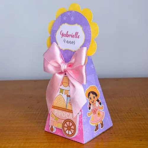 Personalizado Festa Junina Menina 60 Peças