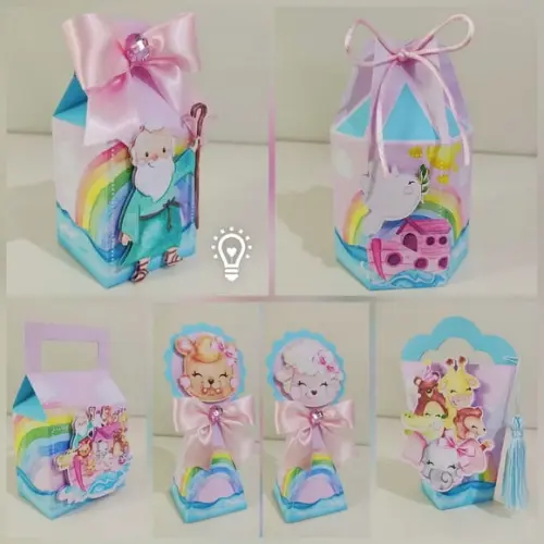 Personalizados Arca de Noé Menina 20 Peças