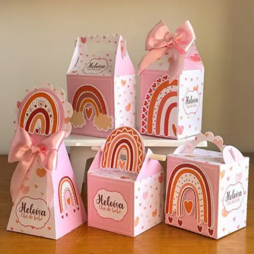 Personalizados Arco-íris Boho Menina 50 Peças
