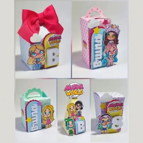 Personalizados Avatar World 50 Peças