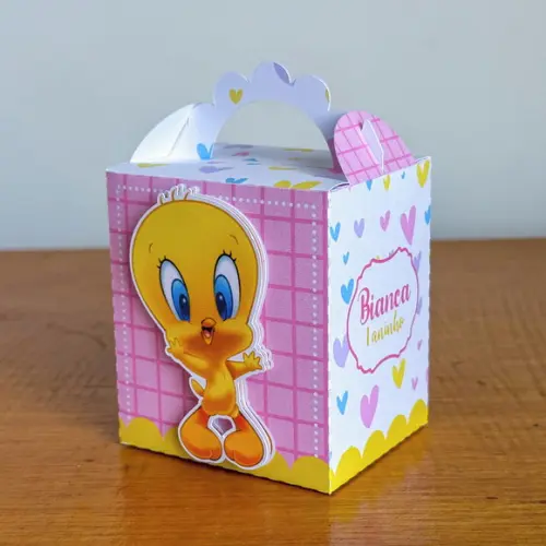 Personalizados Baby Looney Tunes Menina 50 Peças
