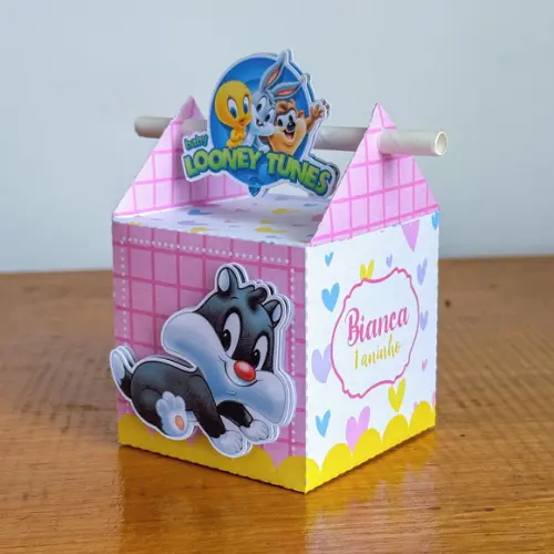 Personalizados Baby Looney Tunes Menina 50 Peças
