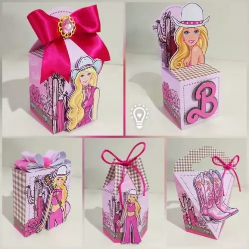 Personalizados Barbie Boiadeira 20 Peças