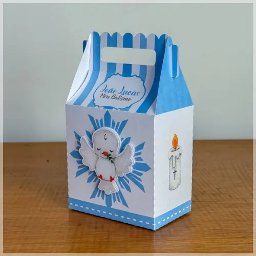 Personalizados Batizado Menino 50 Peças