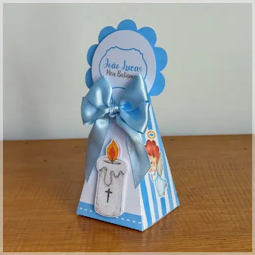 Personalizados Batizado Menino 50 Peças
