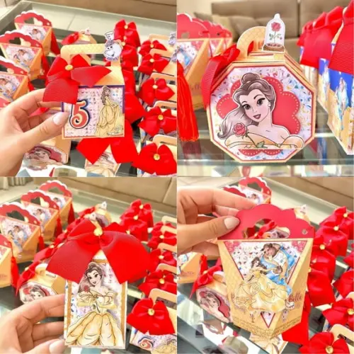 Personalizados Bela e a Fera 30 Peças