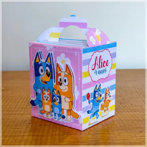 Personalizados Bluey e Bingo Menina 40 Peças