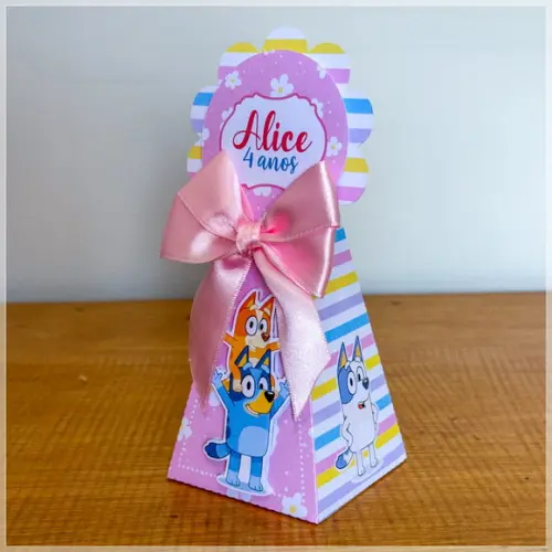 Personalizados Bluey e Bingo Menina 60 Peças