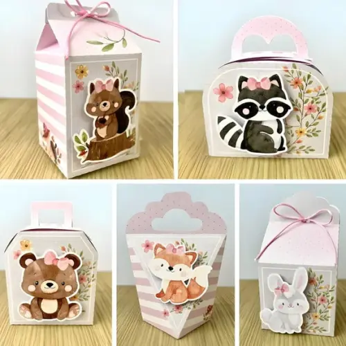 Personalizados Bosque Encantado Menina 50 Peças