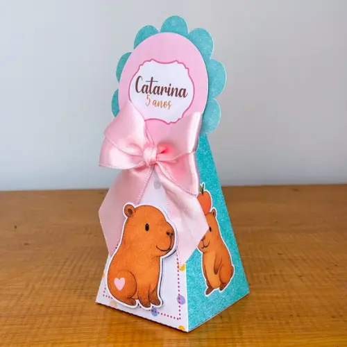 Personalizados Capivara Menina 30 Peças