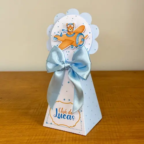 Personalizados Chá de Bebe Ursinho Azul 50 Peças
